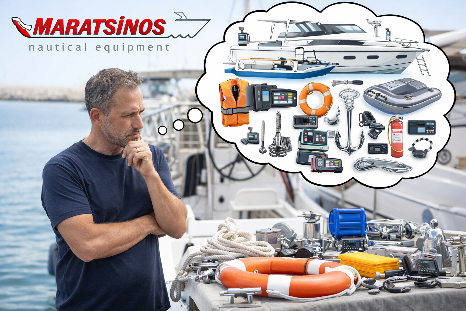 υποχρεωτικά εφόδια σκάφους - απαραίτητος εξοπλισμός σκάφους. 