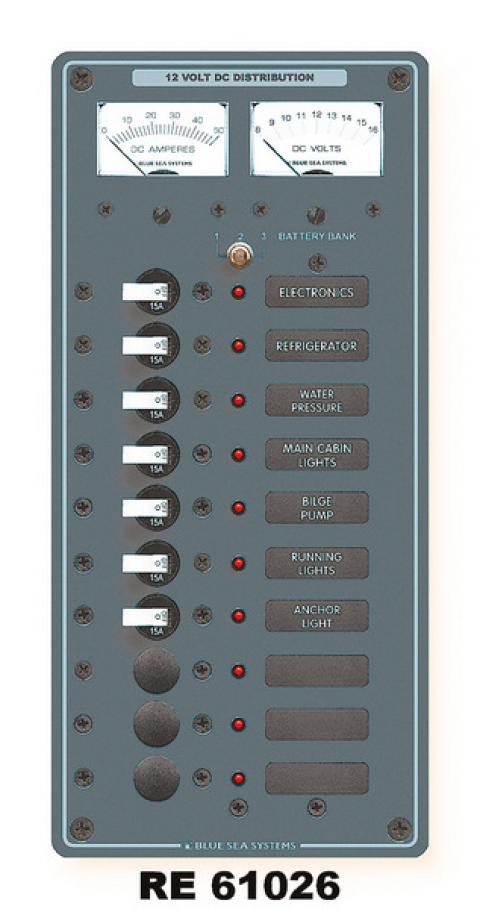 BLUESEA ΠΙΝΑΚΑΣ ΗΛΕΚΤΡΙΚΟΣ 10 ΘΕΣΕΩΝ 2 ΟΡΓ.ΑΝΑΛ