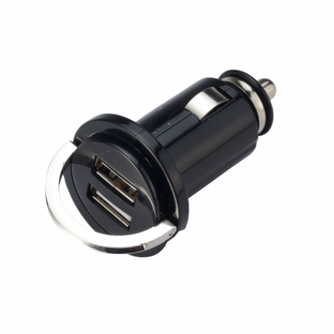 ΠΡΙΖΑ ΑΝΑΠΤΗΡΑ ΔΙΠΛΟ USB 5 Vdc 2.1A max