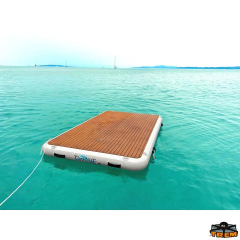 T-WAVE ΦΟΥΣΚΩΤΗ ΠΛΩΤΗ ΠΛΑΤΦΟΡΜΑ 2,50 x 1.50 mt