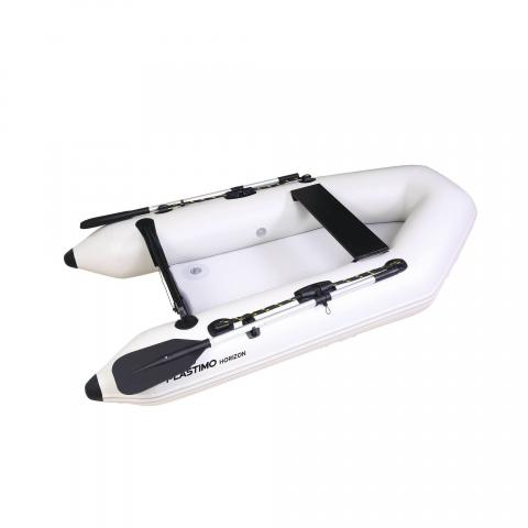 PLASTIMO HORIZON ΦΟΥΣΚΩΤΟ ΣΚΑΦΟΣ PVC ΜΕ ΦΟΥΣΚΩΤΟ ΠΑΤΟ ΛΕΥΚΟ 2 εως 2,6mt